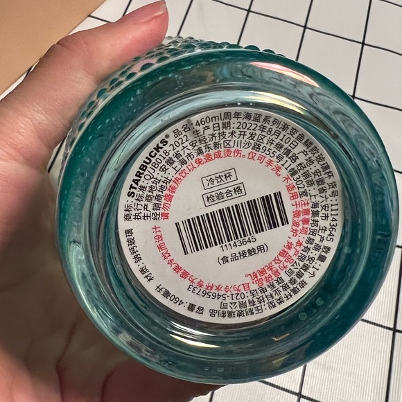 2x NIB Starbucks Mermaid Transparent Limited Edition Cups Set - Picture 9 of 15